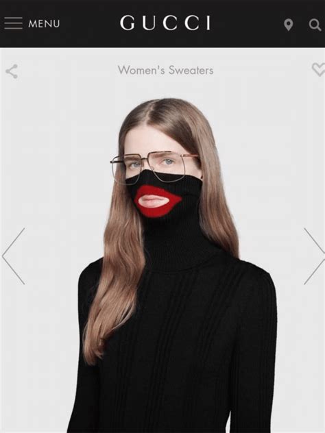 show me black face sweater from gucci|Gucci controversy.